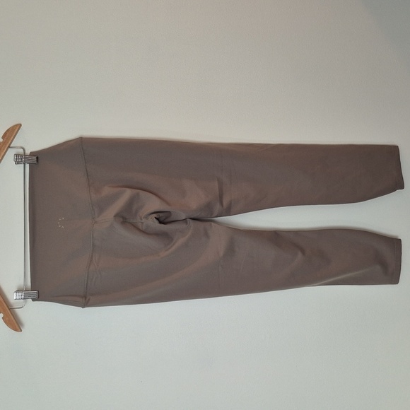 Varley Free Soft 25" High Rise Leggings Cropped Green/Taupe 4 Way Stretch - Picture 2 of 5